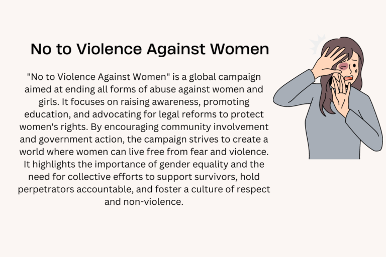 No to Violence AgainstWomen